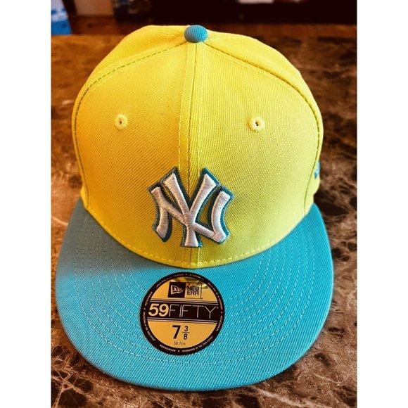 New Era Other - New Era New York Yankees 59FIFTY Fitted Hat 1999 World Series Green Size 7 3/8